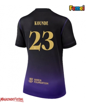 Barcelona Jules Kounde #23 Tricou Fotbal Replică 2026-27 Femei Deplasare Barcelona Jules Kounde #23 Tricou Fotbal Replică 2026-27 Femei Deplasare